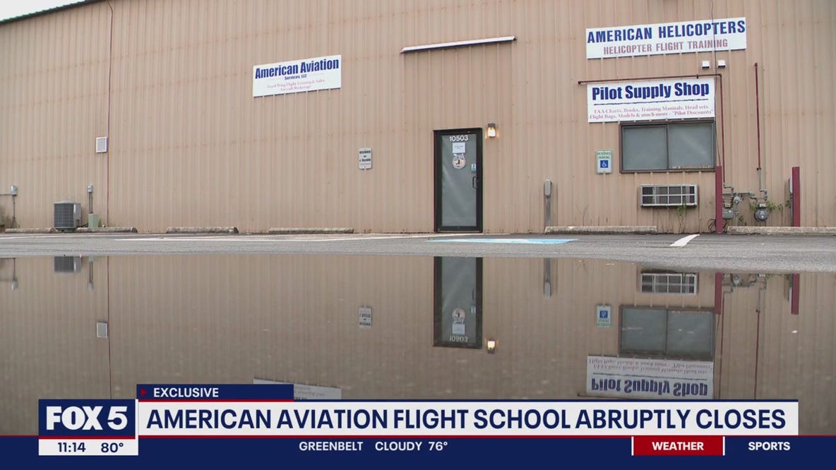 Amerian Aviation Flight School in Virginia abruptly closes